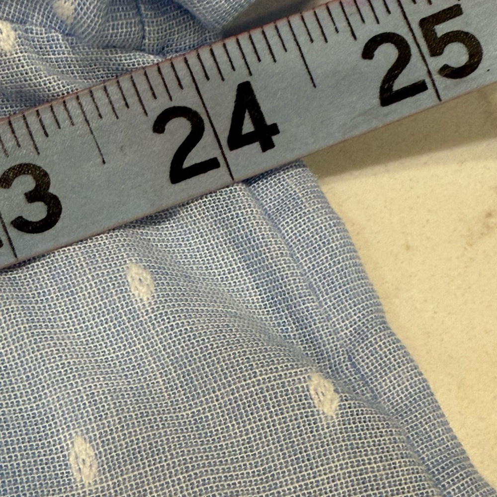 EUC Lilly Pulitzer Mardi Long Sleeve Chambray Top - Picture 7 of 8